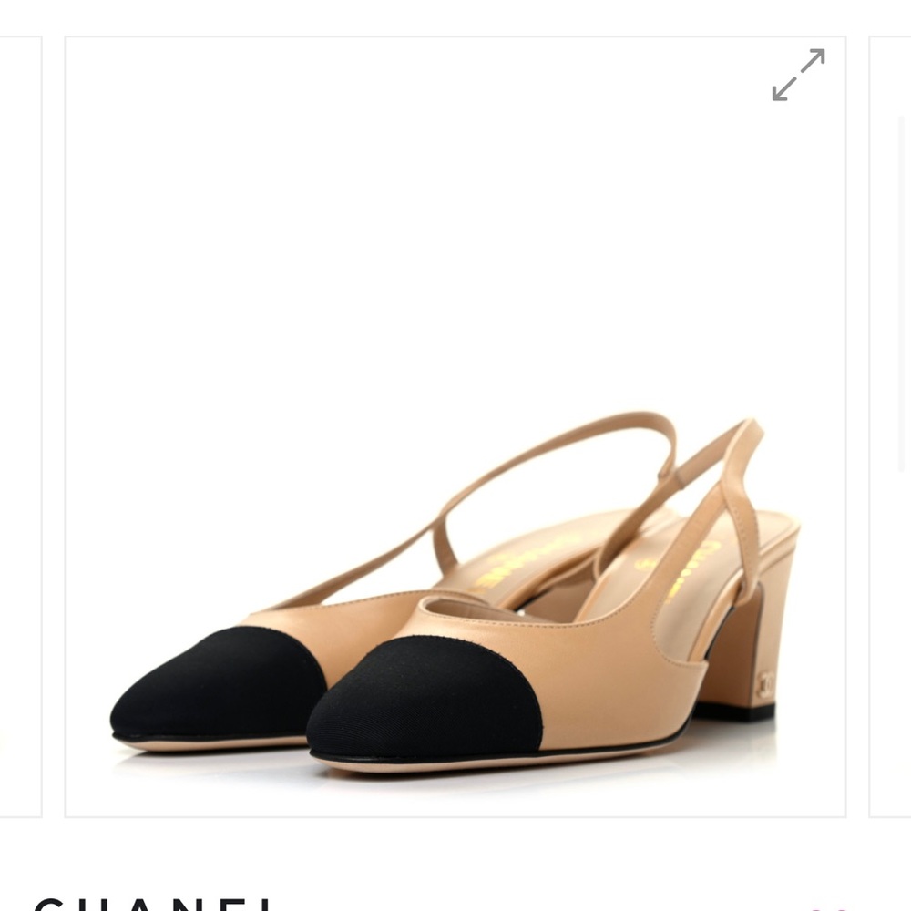 Chanel slingback pump